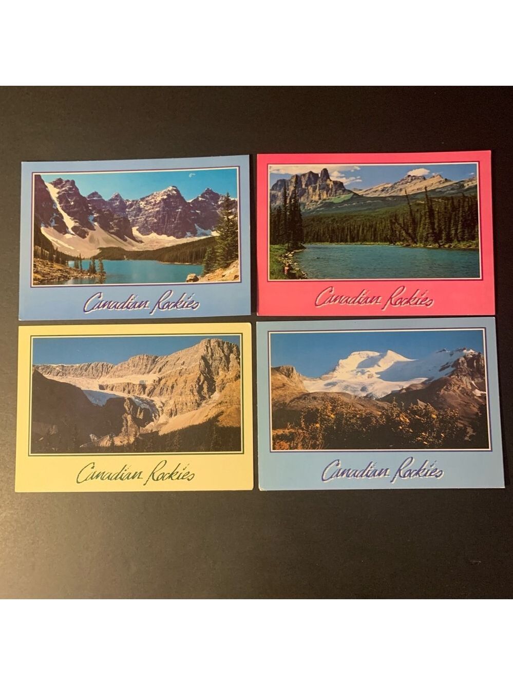 Vintage Majestic Postcards - Canadian Rockies - Multi-color